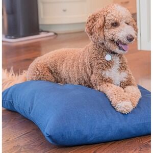 Heavy Duty  DIY Durable Tough Blue Denim Pet‎ Dog Bed Cover SM-MED- 36"x29" Flat